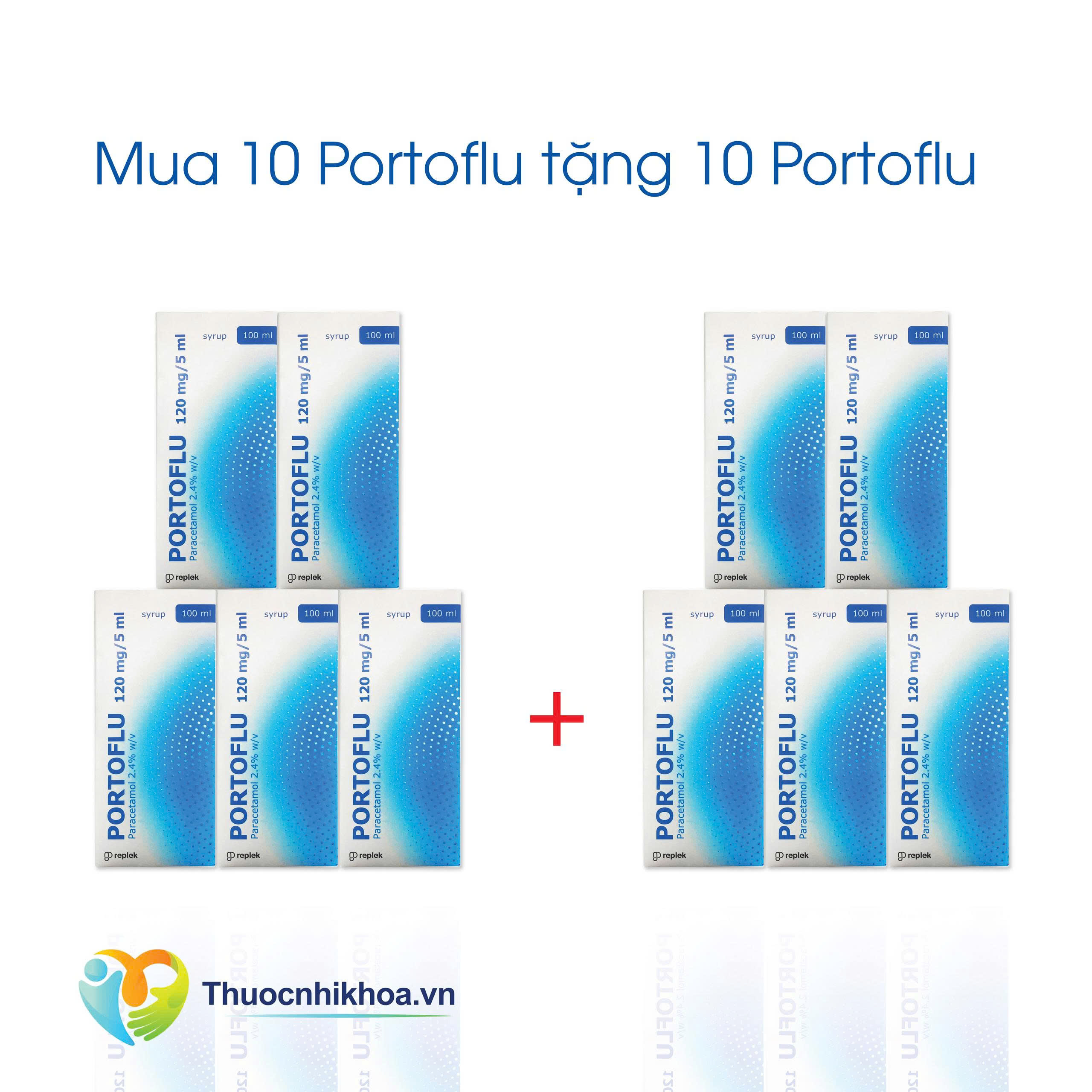PORTOFLU combo mua 10 tặng 10