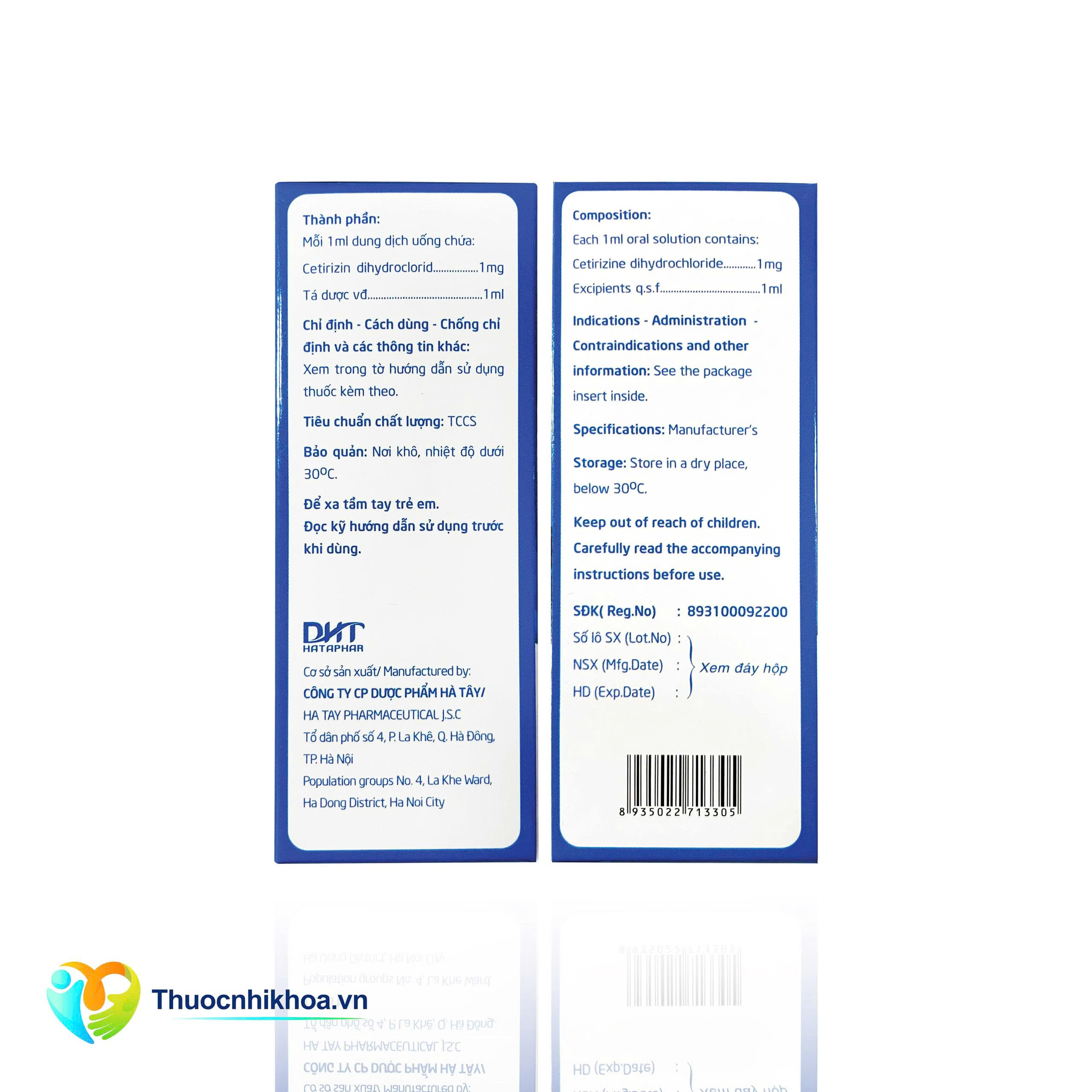 BASTIRIZIN (Hộp 1 lọ 30ml)
